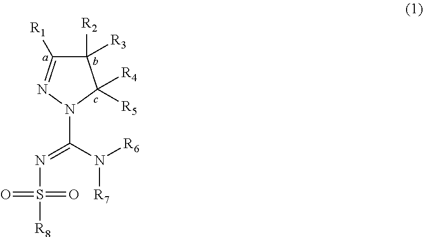 Arylsulfonyl pyrazoline carboxamidine derivatives as 5-ht6 antagonists