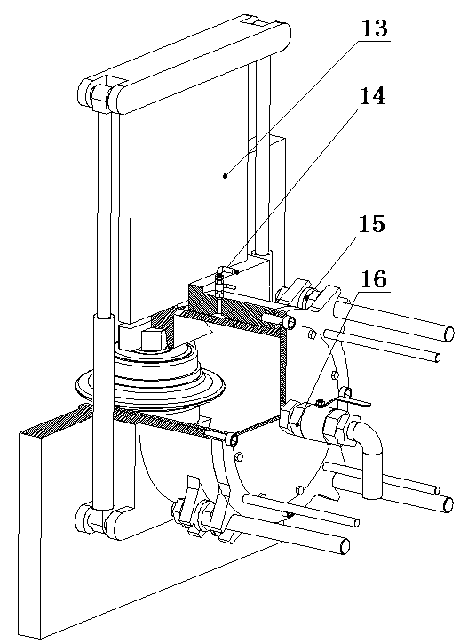 Normal-pressure hobbing cutter changing device