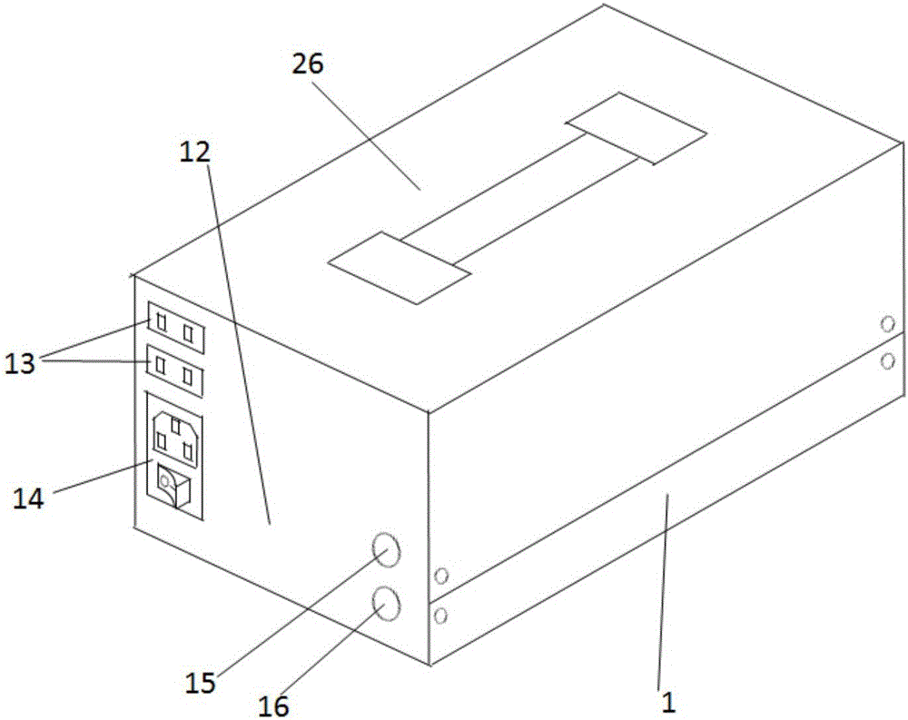 Diarrhetic shellfish poison sample high-flux preprocessing device