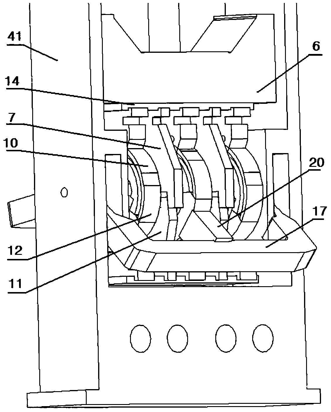 Special crankshaft multi-bend reversing machine