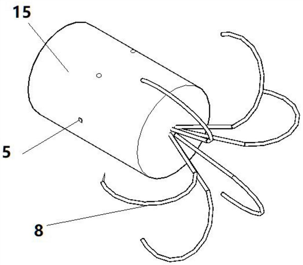 Bionic fishing tackle bait movement structure and method in the field of fishing tackle