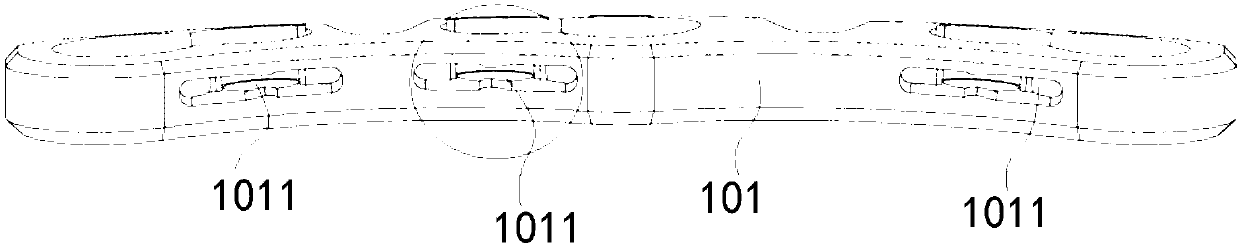 Fixing device in spines