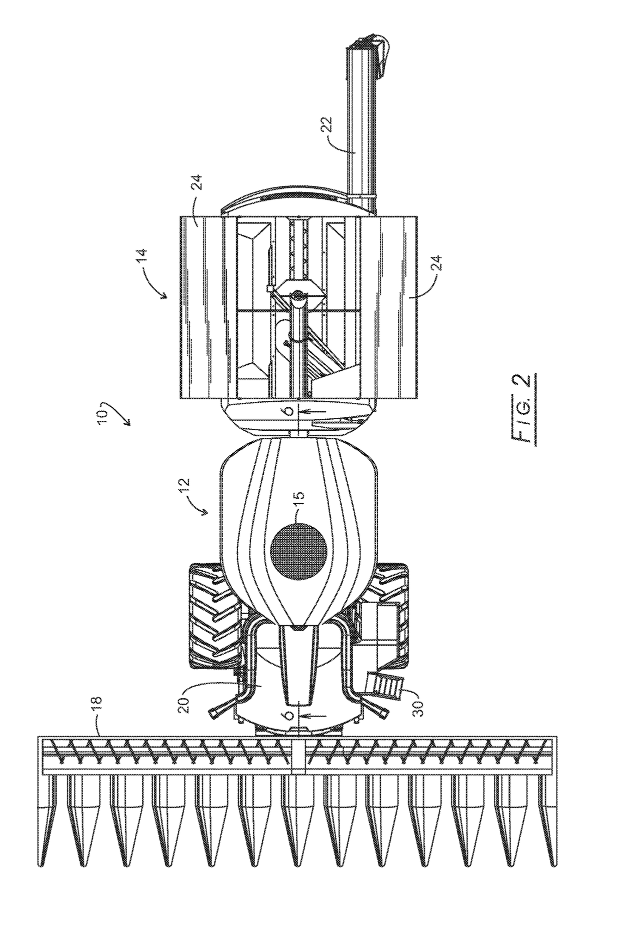 Three-section concave and adjustment mechanism for an agricultural harvesting combine