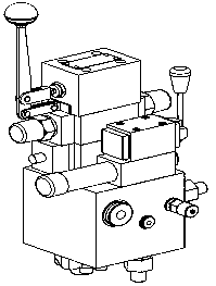 Steel ladle accident rotation control valve stack