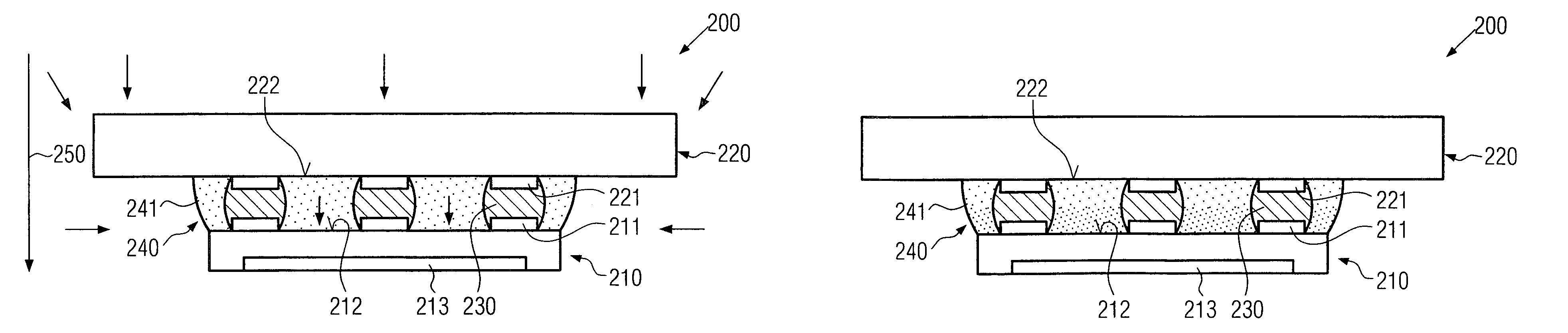 Technique for enhancing thermal and mechanical characteristics of an underfill material of a substrate/die assembly