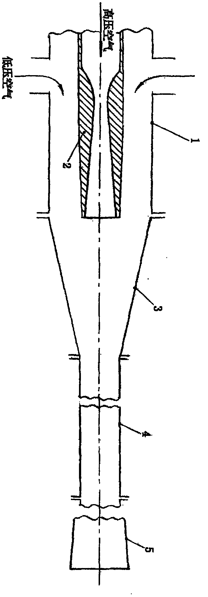Injection/drainage air-supply turbocharging system