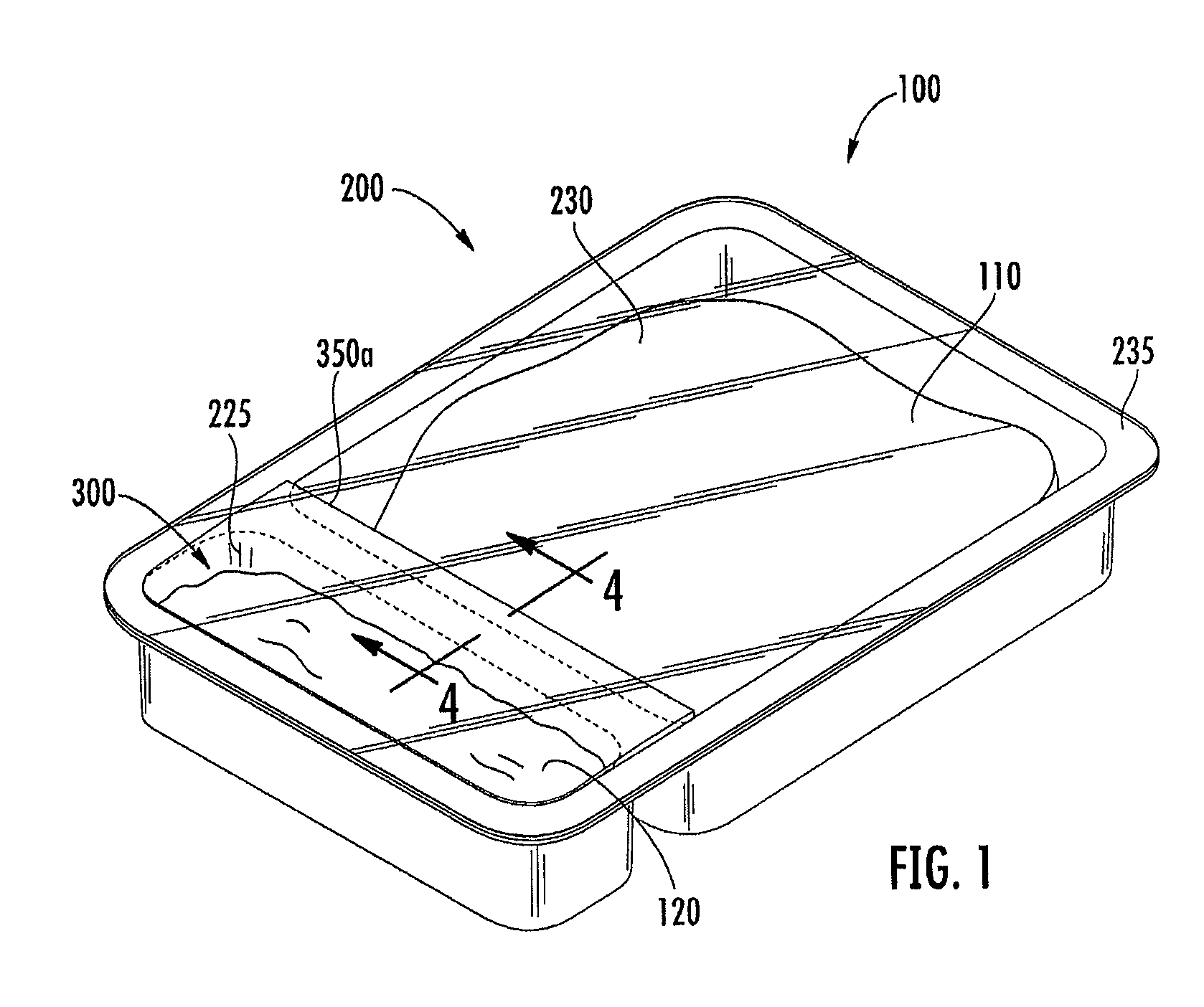 Package assembly for on-demand marination and method for providing the same
