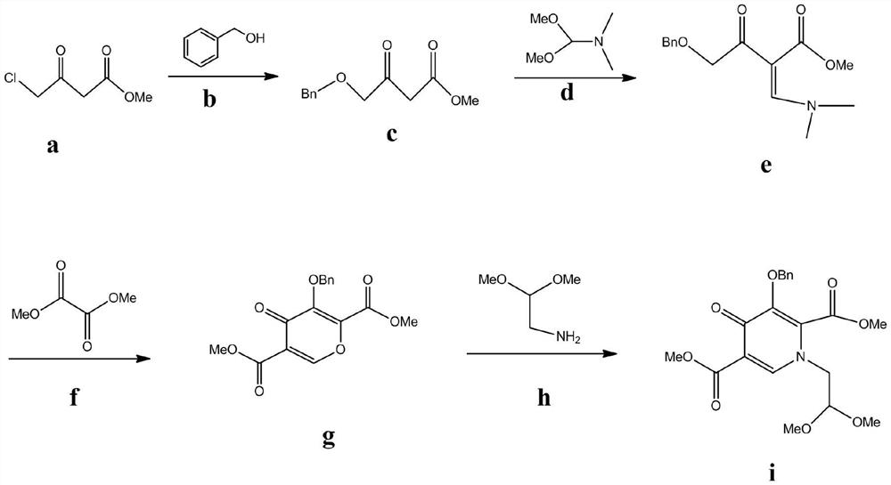 A kind of synthetic method of dolutegravir intermediate and its related substance detection method