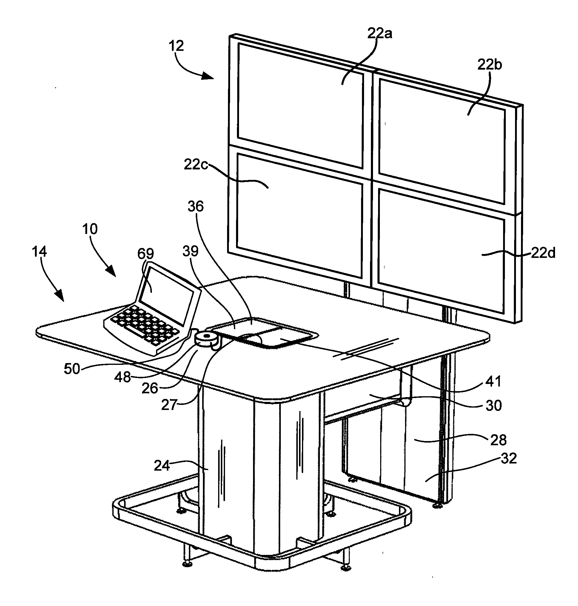 Personal Control Apparatus And Method For Sharing Information In A Collaborative Workspace