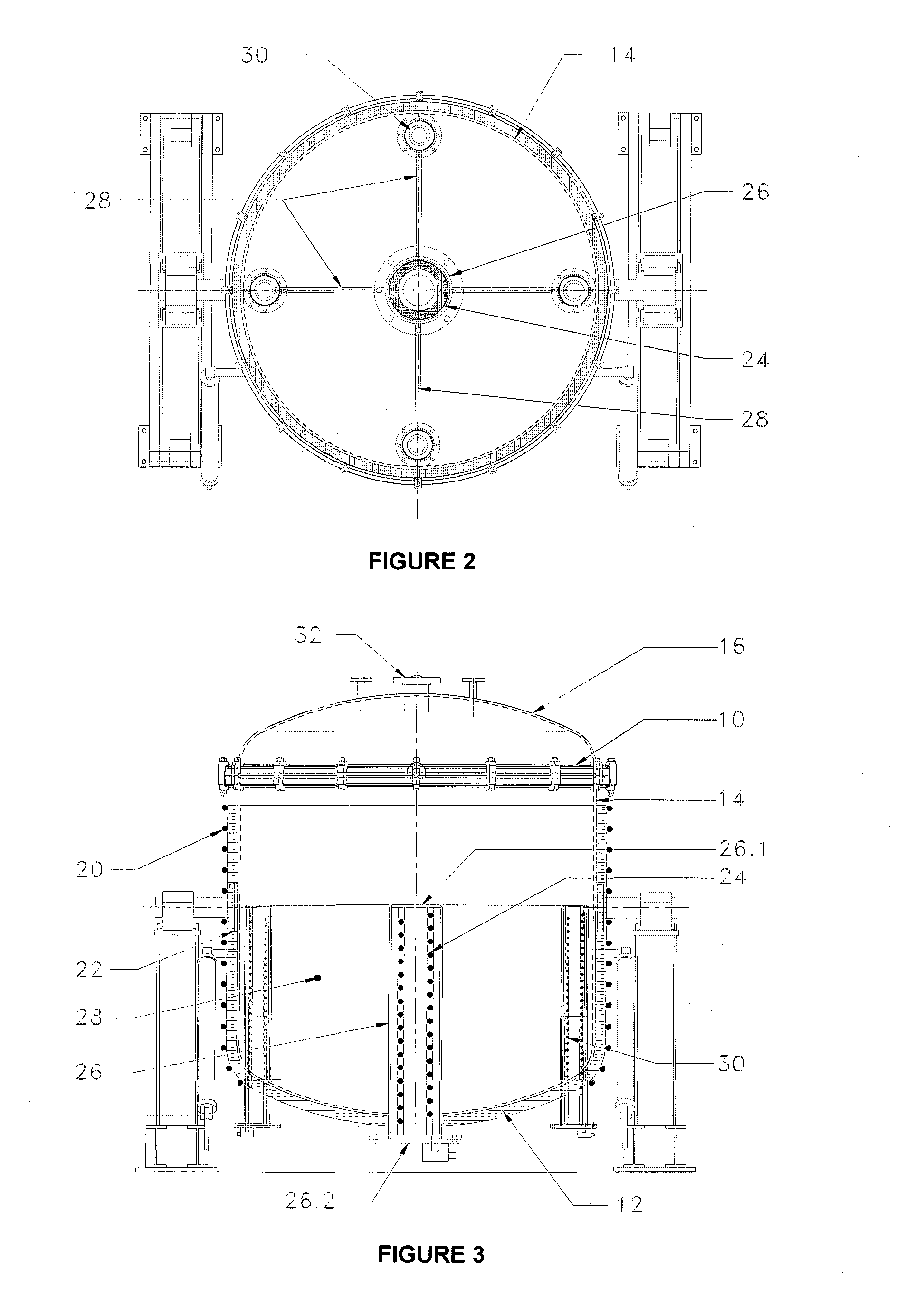 Reactor vessel, system and method for removiing and recovering volatilizing contaminants from contaminated materials