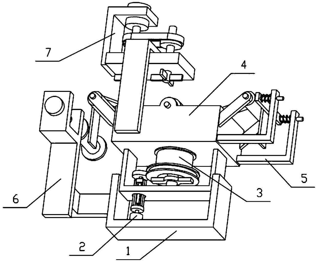 Cloth printing and dyeing device