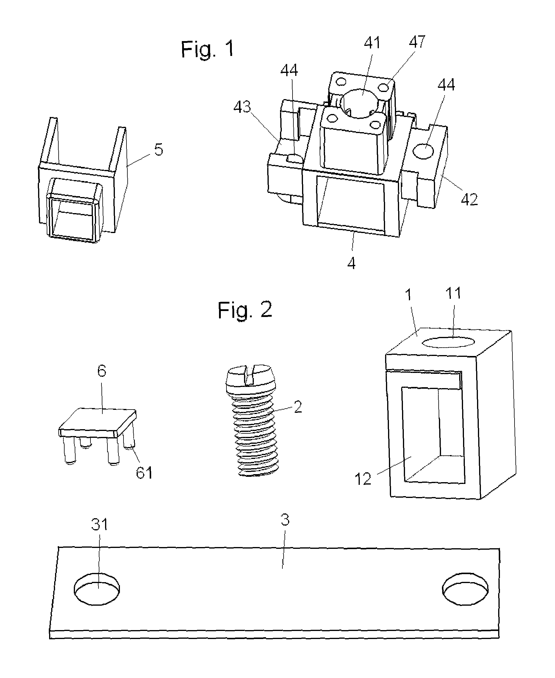 Modular connector for electric connections