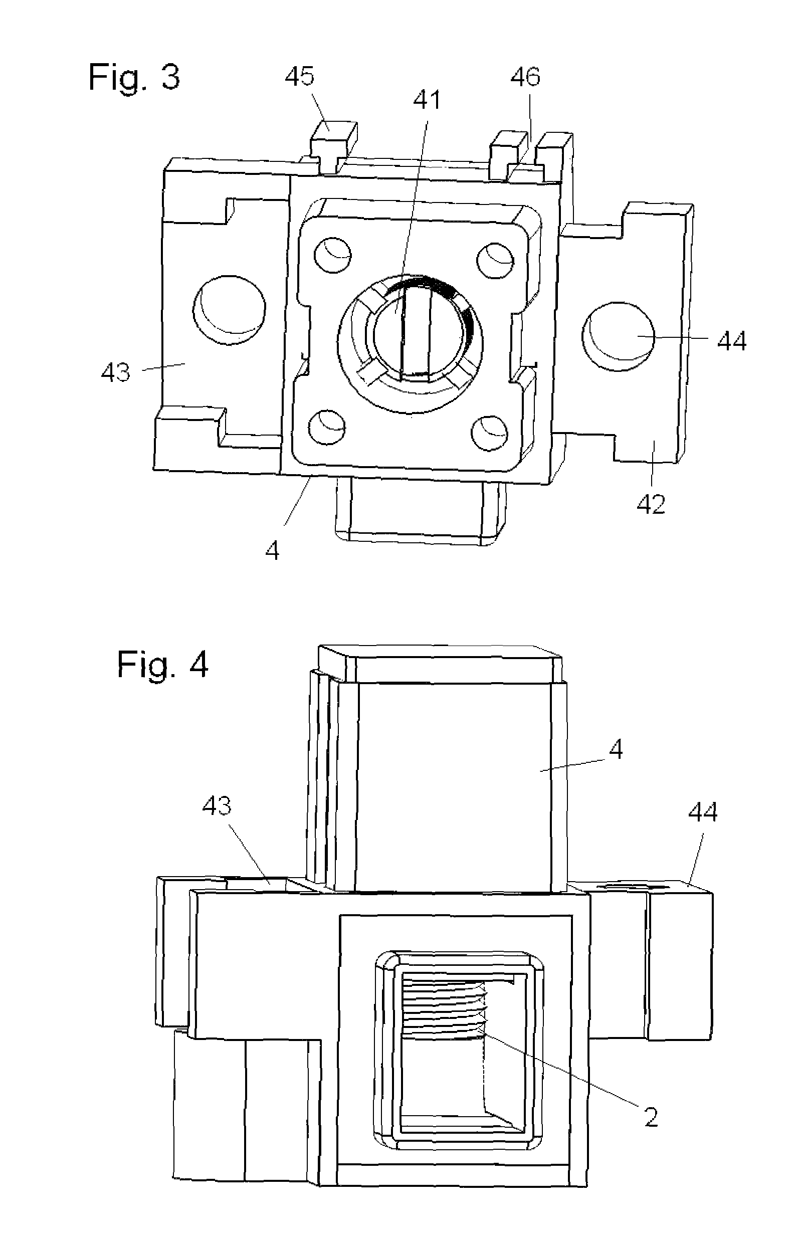 Modular connector for electric connections