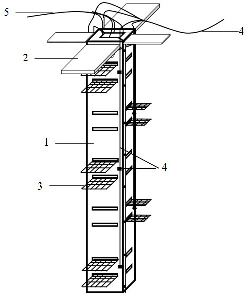 A device and method for monitoring early freezing of concrete