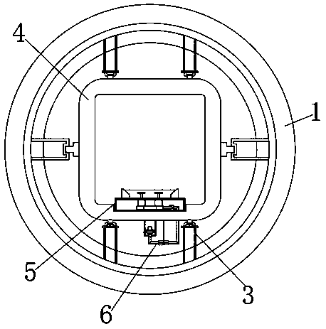 Forming device for bulletproof insert plate with complex curved surface