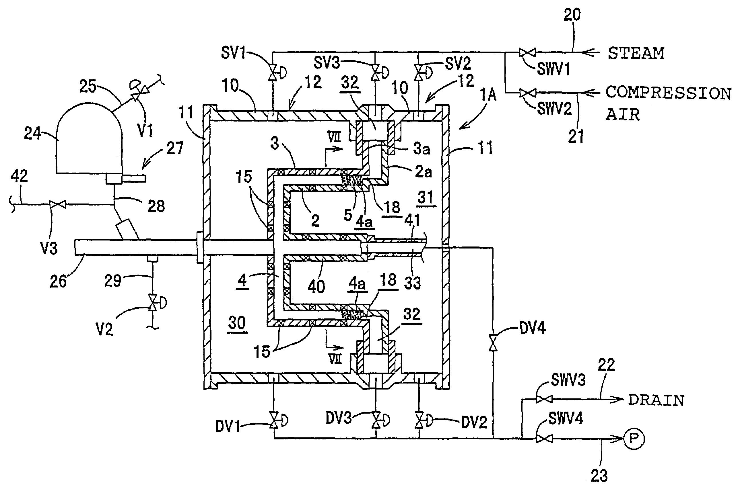 Die-expanded molding apparatus and method for synthetic resin, and die-expanded molded foam obtained thereby