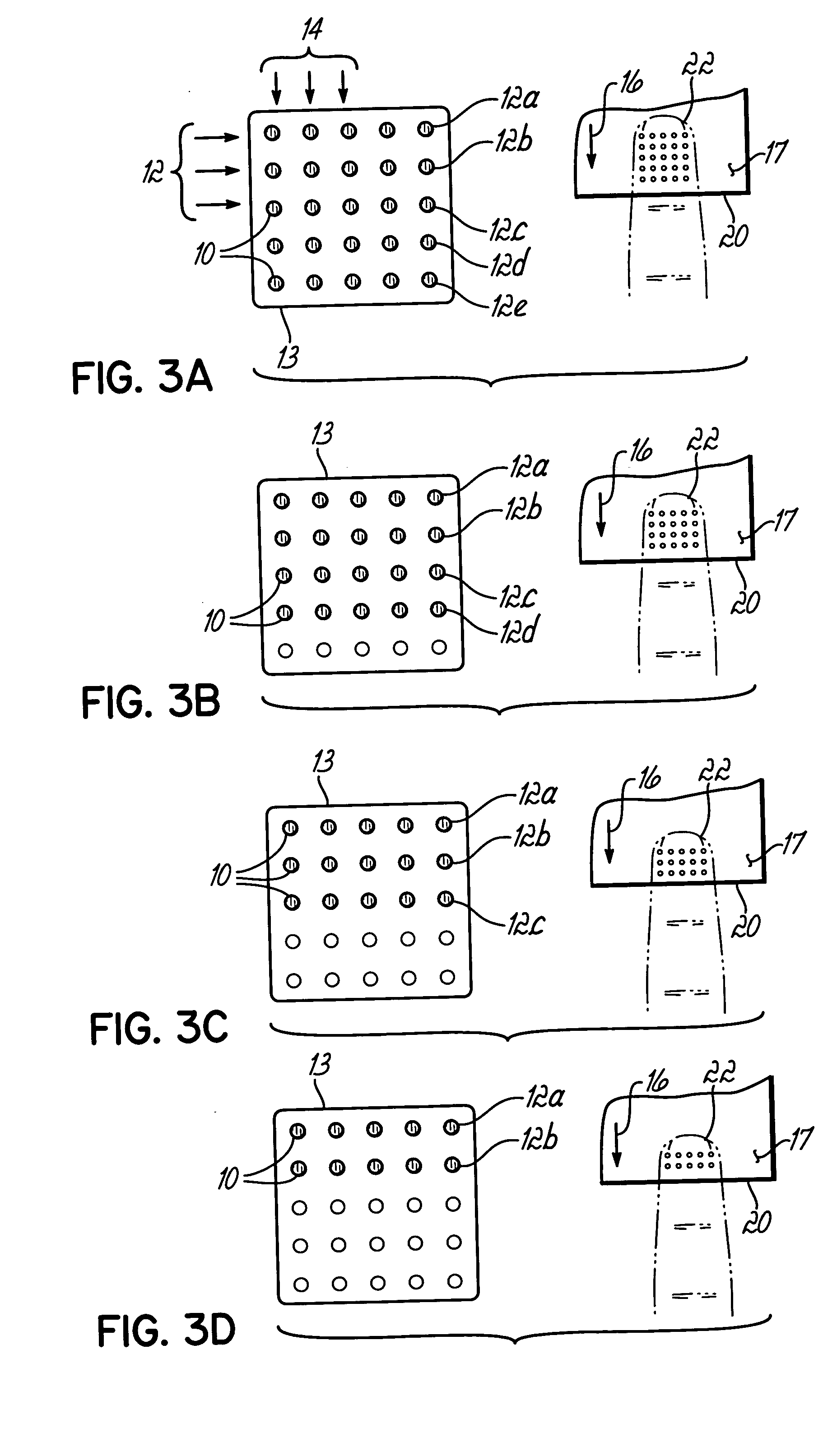 Device and method for producing a three-dimensionally perceived planar tactile illusion