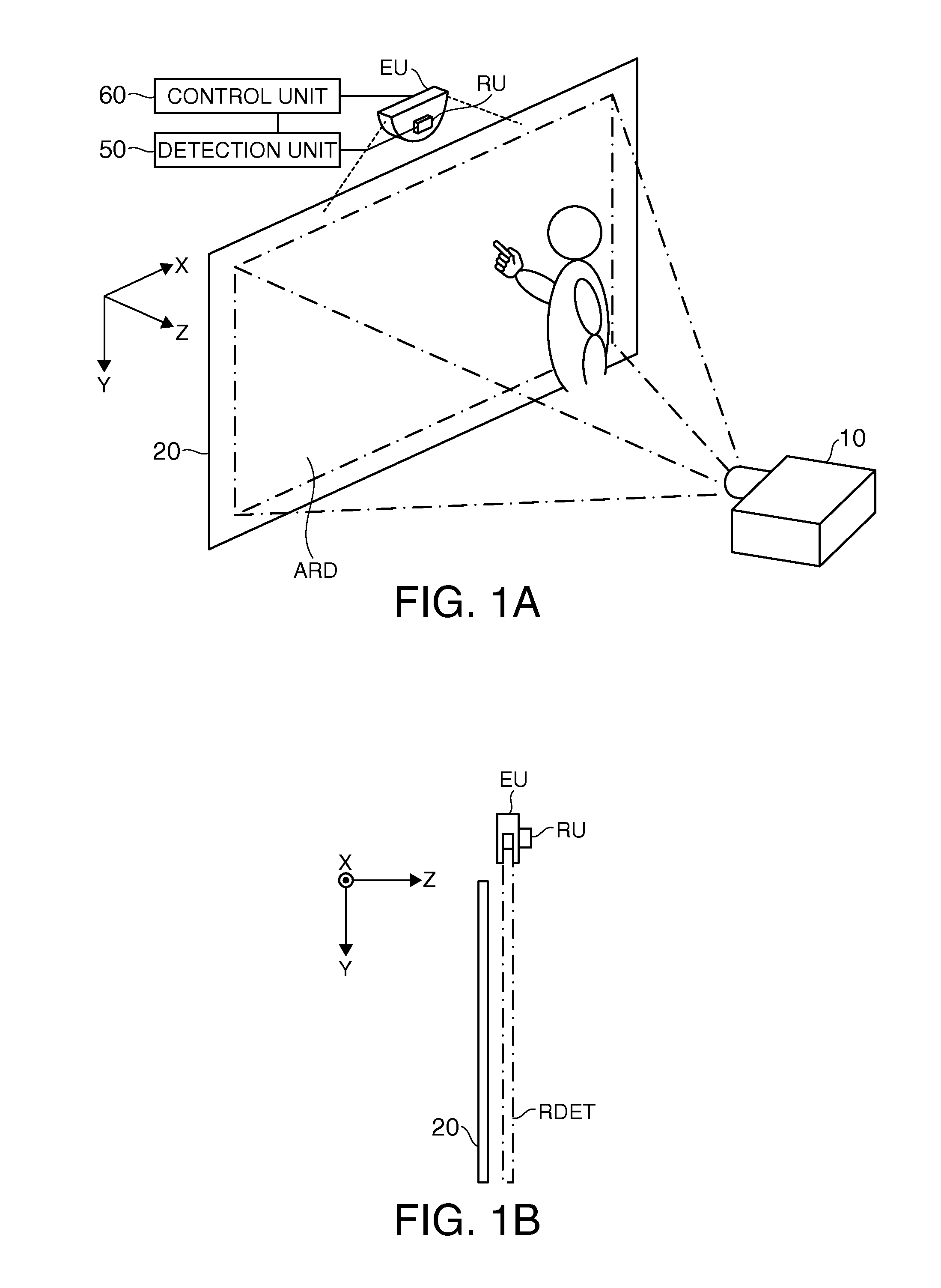 Optical detection device, display device, and electronic apparatus