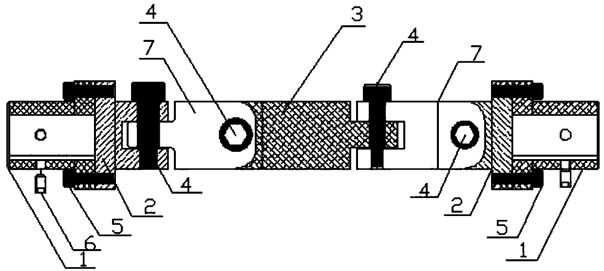 Multi-direction position deviation compensating type bearing bush