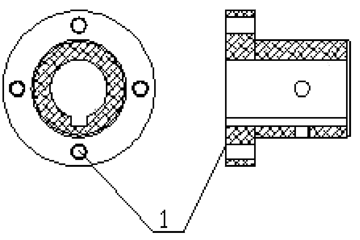 Multi-direction position deviation compensating type bearing bush