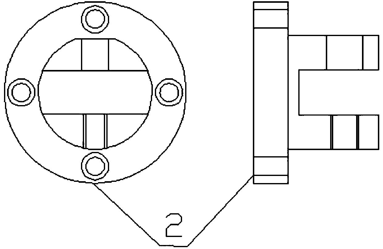 Multi-direction position deviation compensating type bearing bush