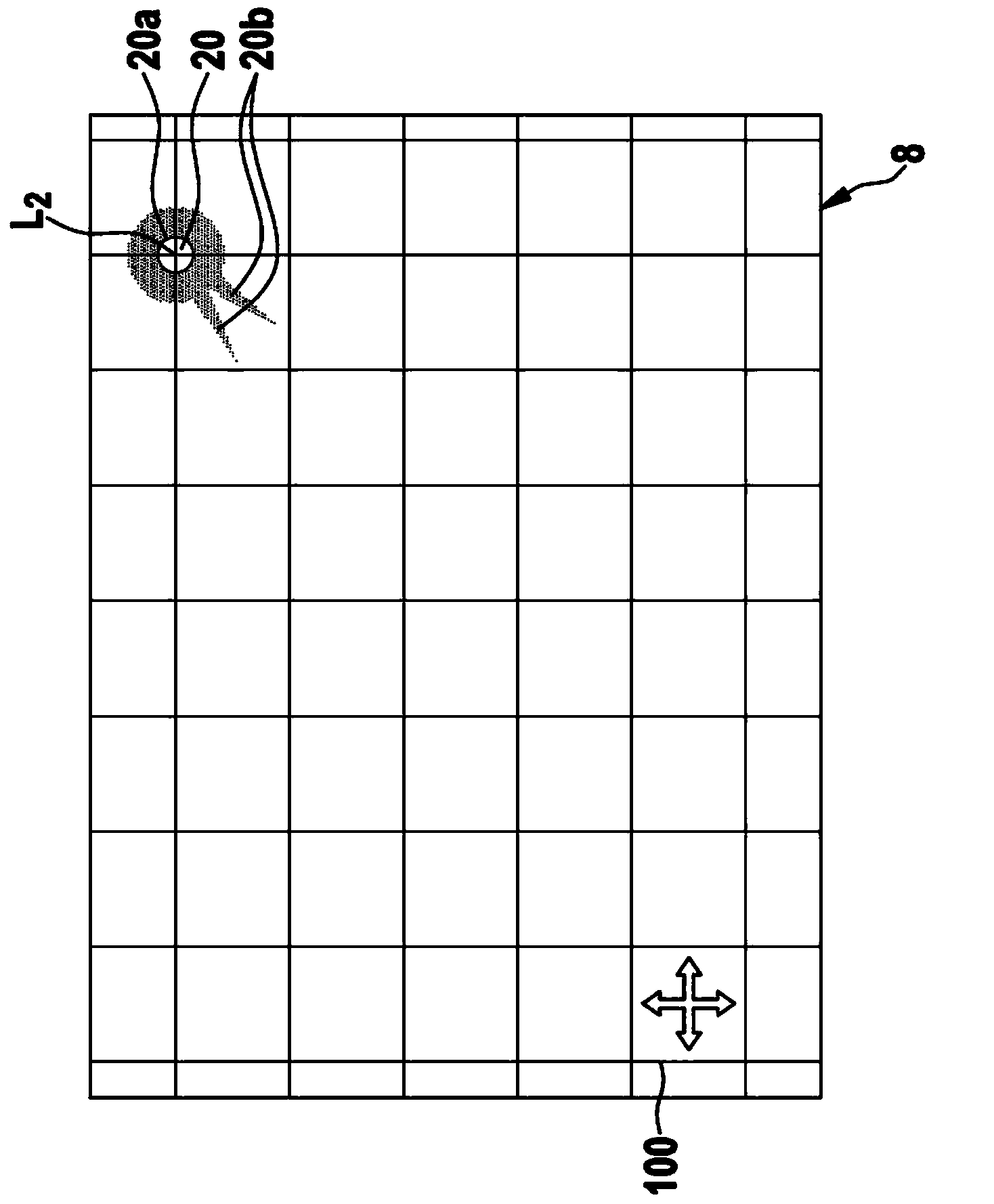 Checking apparatus for a camera, and a method for checking a camera