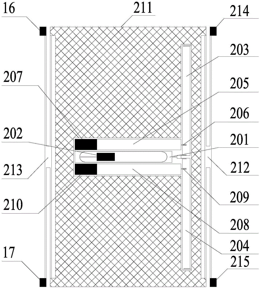 Micro-silicon resonance accelerometer with temperature stress compensation and vibration decoupling capabilities