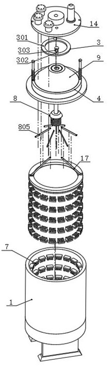 Resin production dehydration device