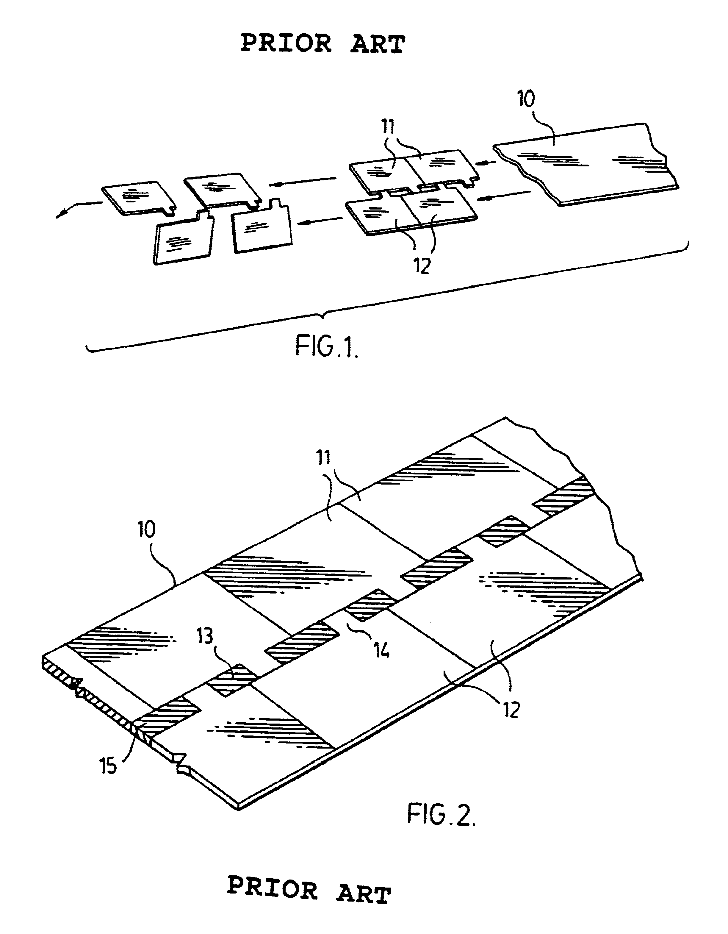 Paper elimination in the production of battery plates