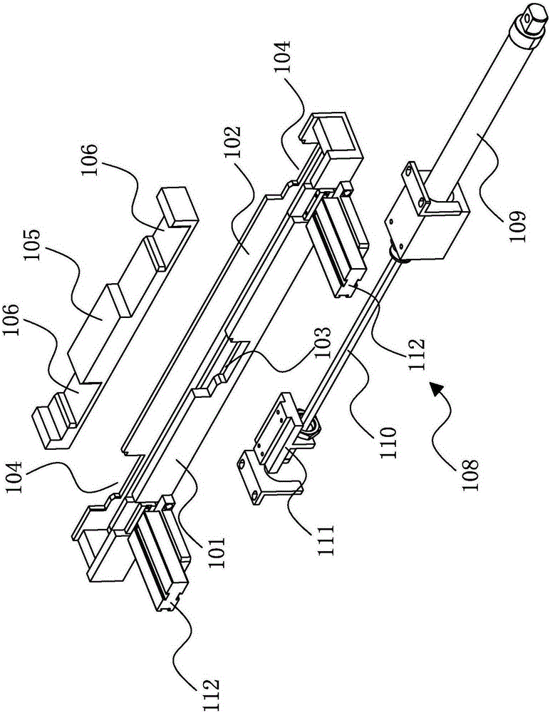 Shunting conveying device and method