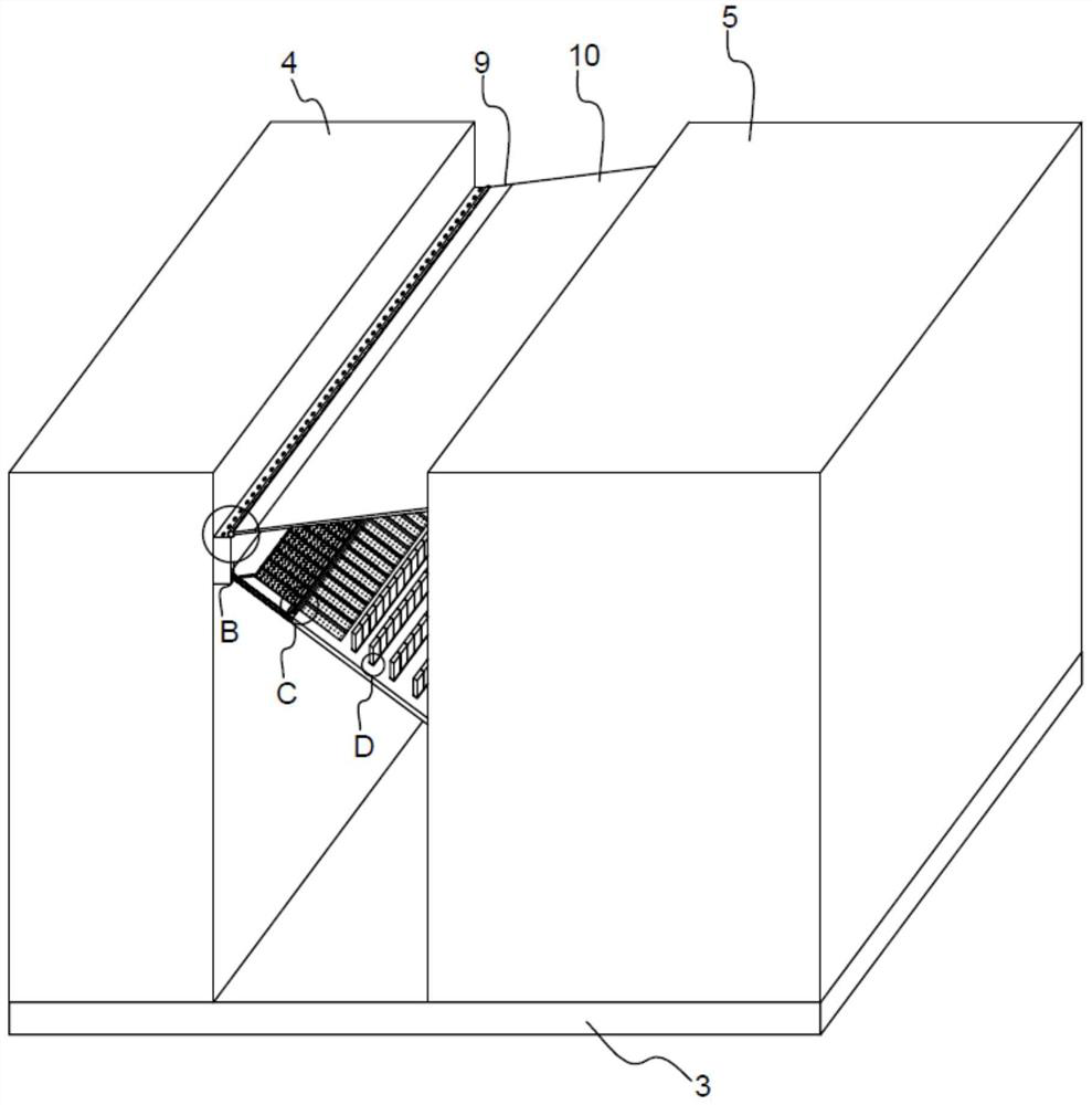 Solid and liquid garbage separation device and garbage treatment equipment