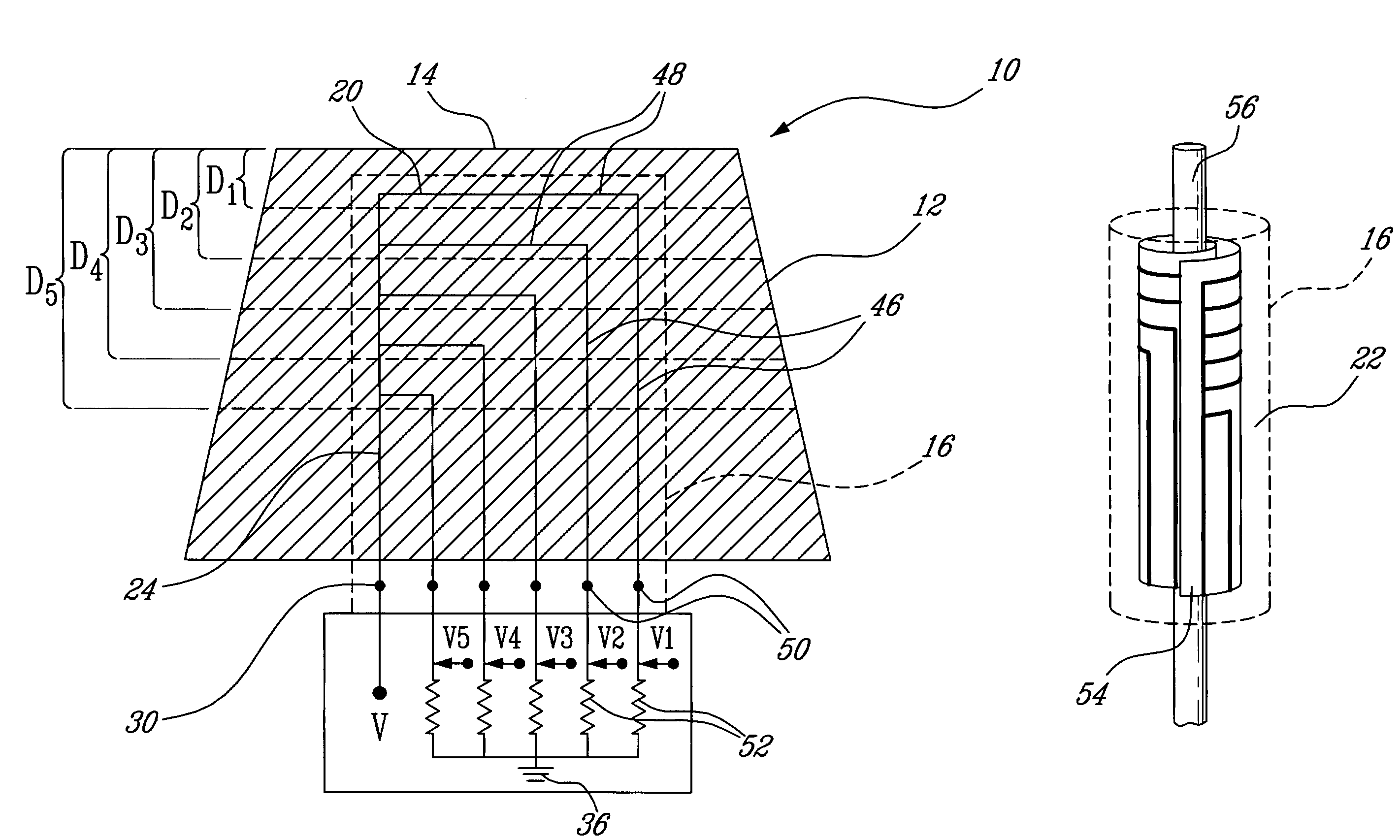 Method and device for sensing wear