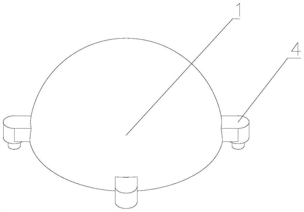 Integrated lens antenna and communication equipment