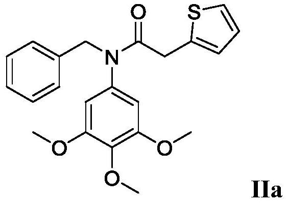 Tertiary amide tubulin polymerization inhibitor and its preparation method and application