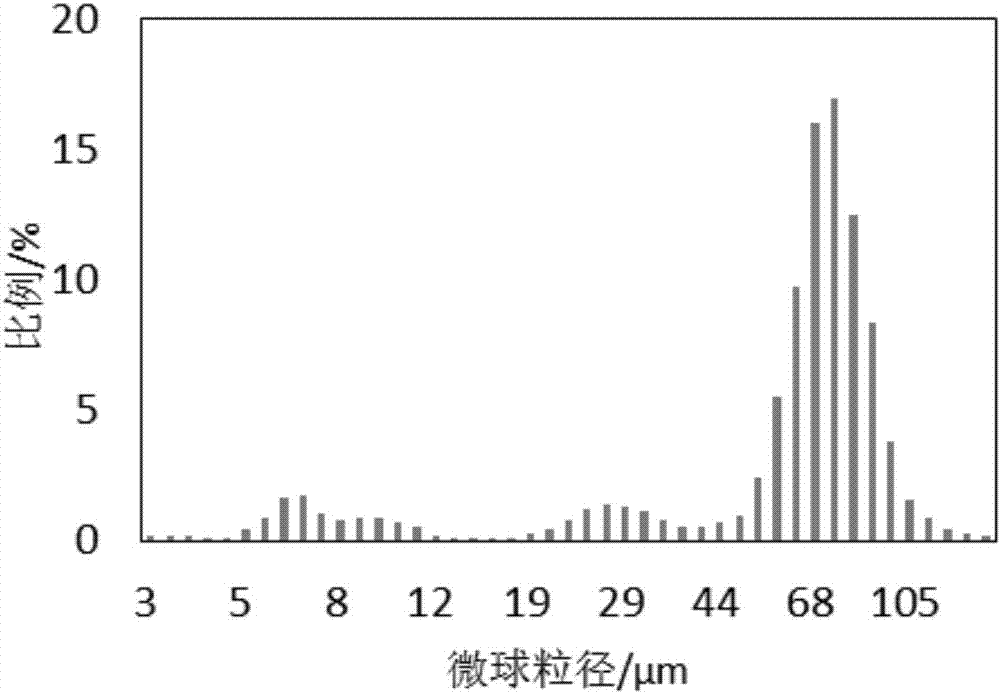 Dynamical classification characterization method and device of states of microspheres in porous medium