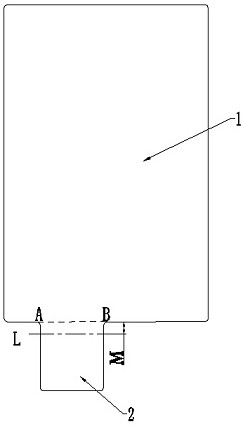 Method for removing dressing at tab part of pole piece for experiment