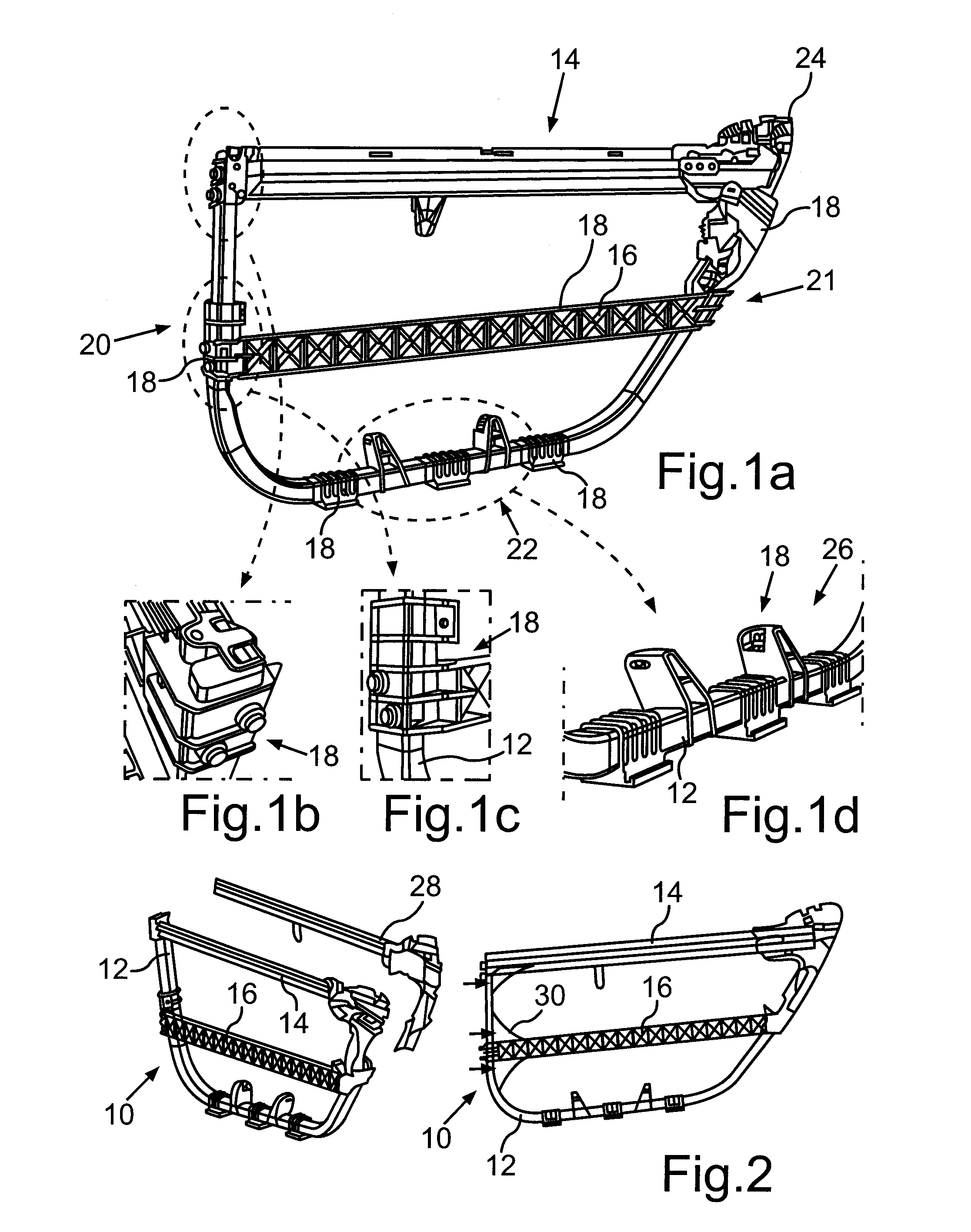Door for a Motor Vehicle and Method for the Production Thereof
