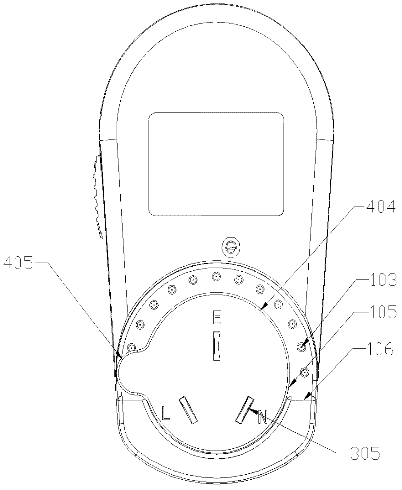 Timer with rotatable socket