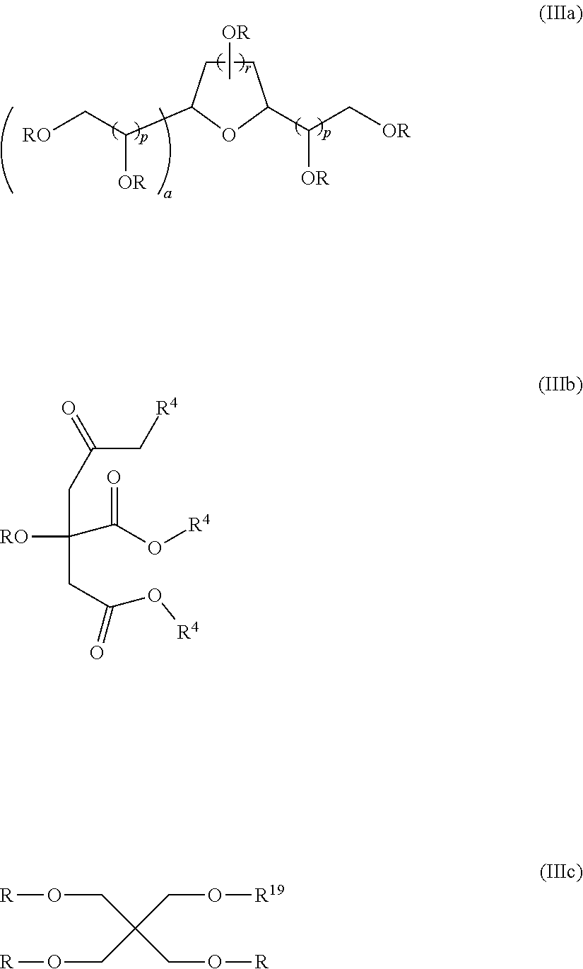 Non-fluorinated and partially fluorinated polymers