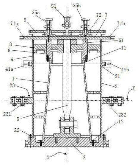 Simulation load balancing method and device for aircraft engine crankcase strength tests