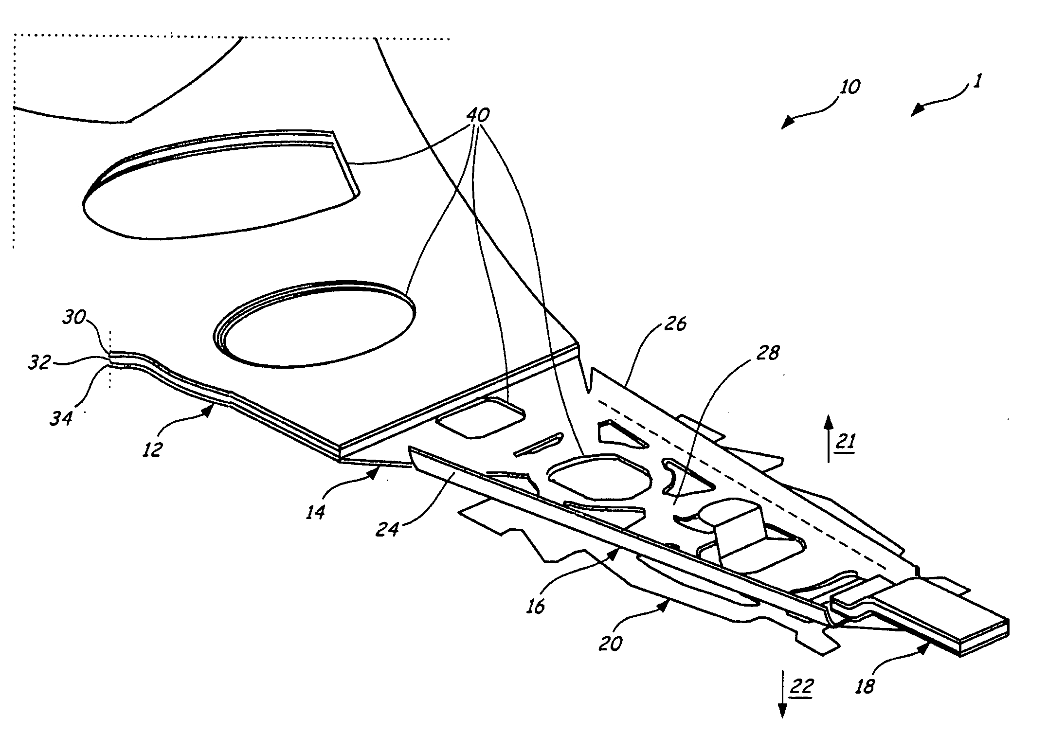 Unified suspension laminate