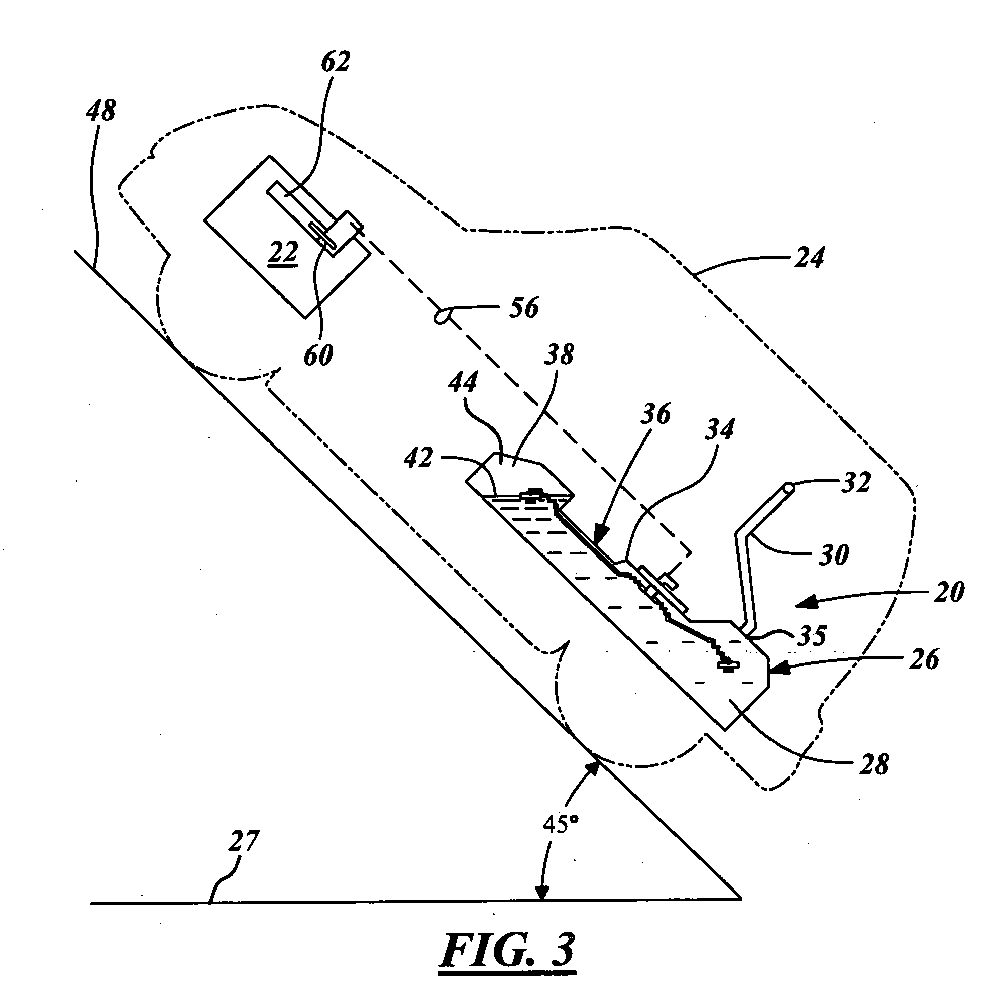 Fuel storage system for a vehicle