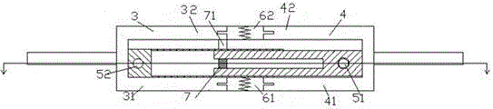 A bridge with a low-vibration, self-cleaning expansion joint device