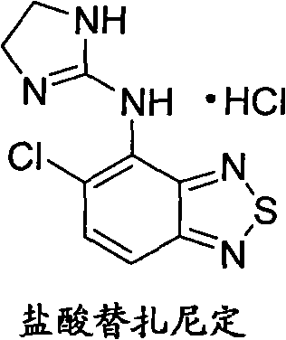 Green new process for preparing tizanidine hydrochloride