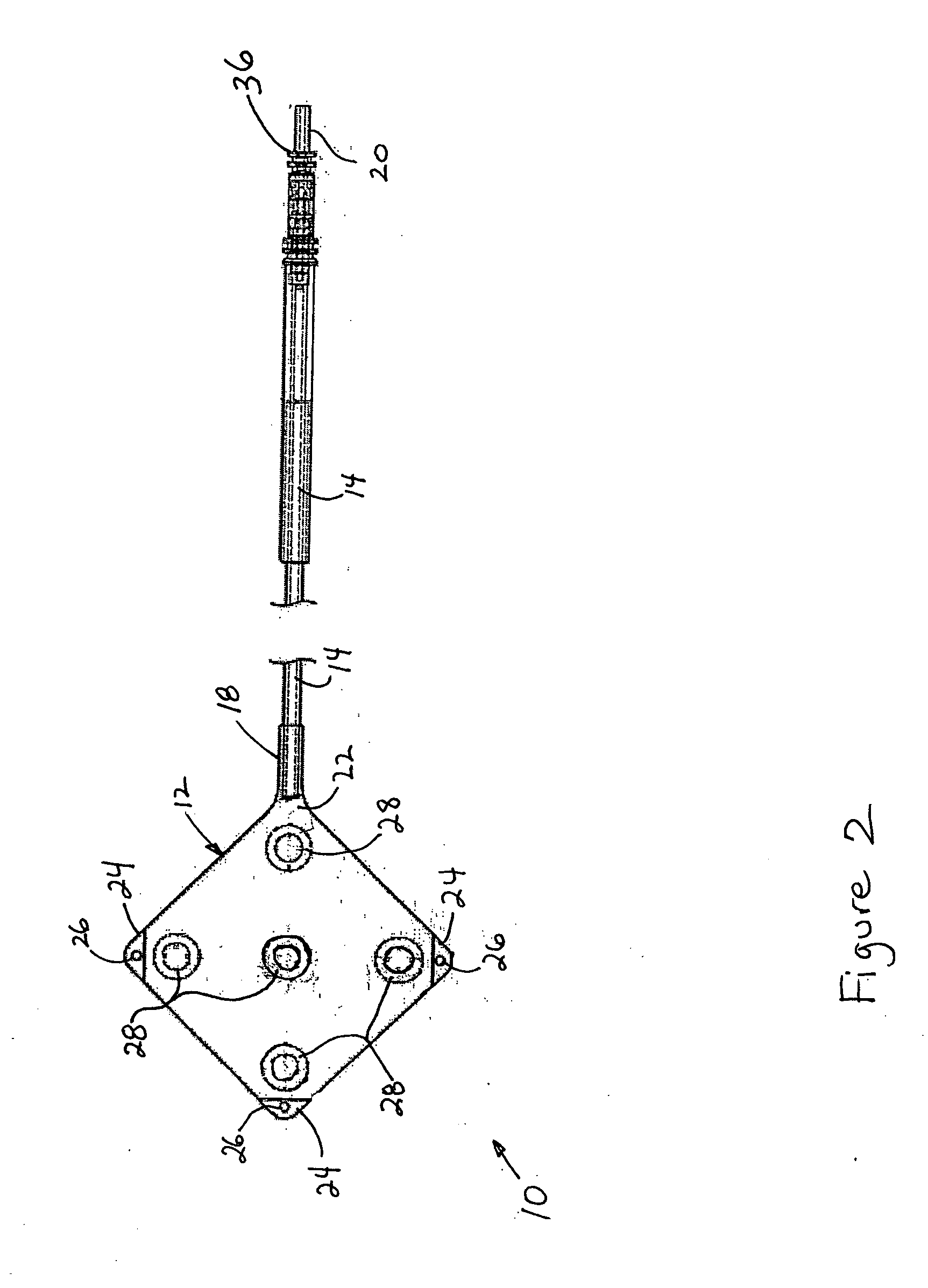 Apparatus and method for providing an electrical field to a targeted area