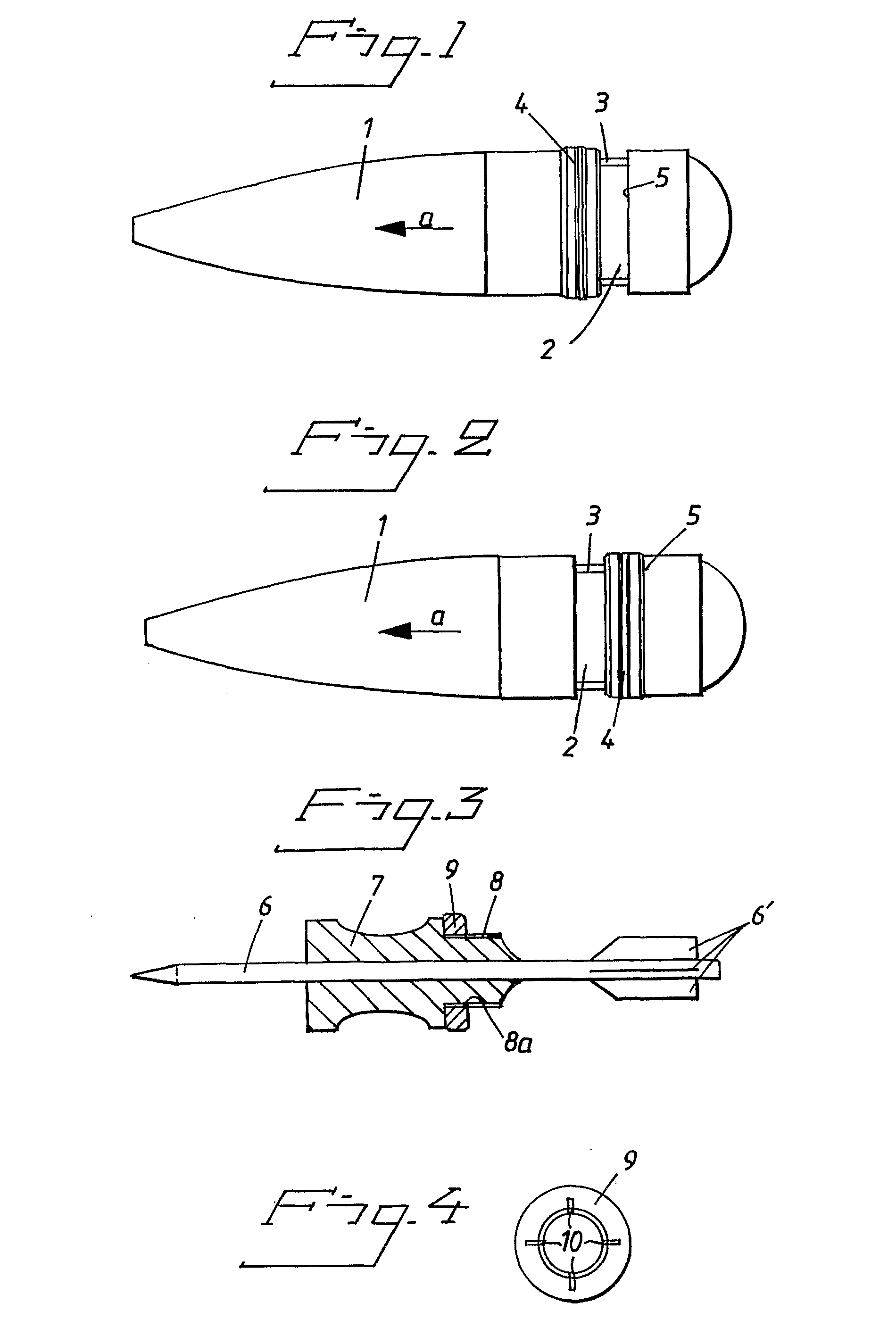 Method for manufacturing banded projectiles intended for firing from rifled barrels and projectiles made according to the method, and method for utilizing their special characteristics imparted by the method for manufacture when firing these projectiles