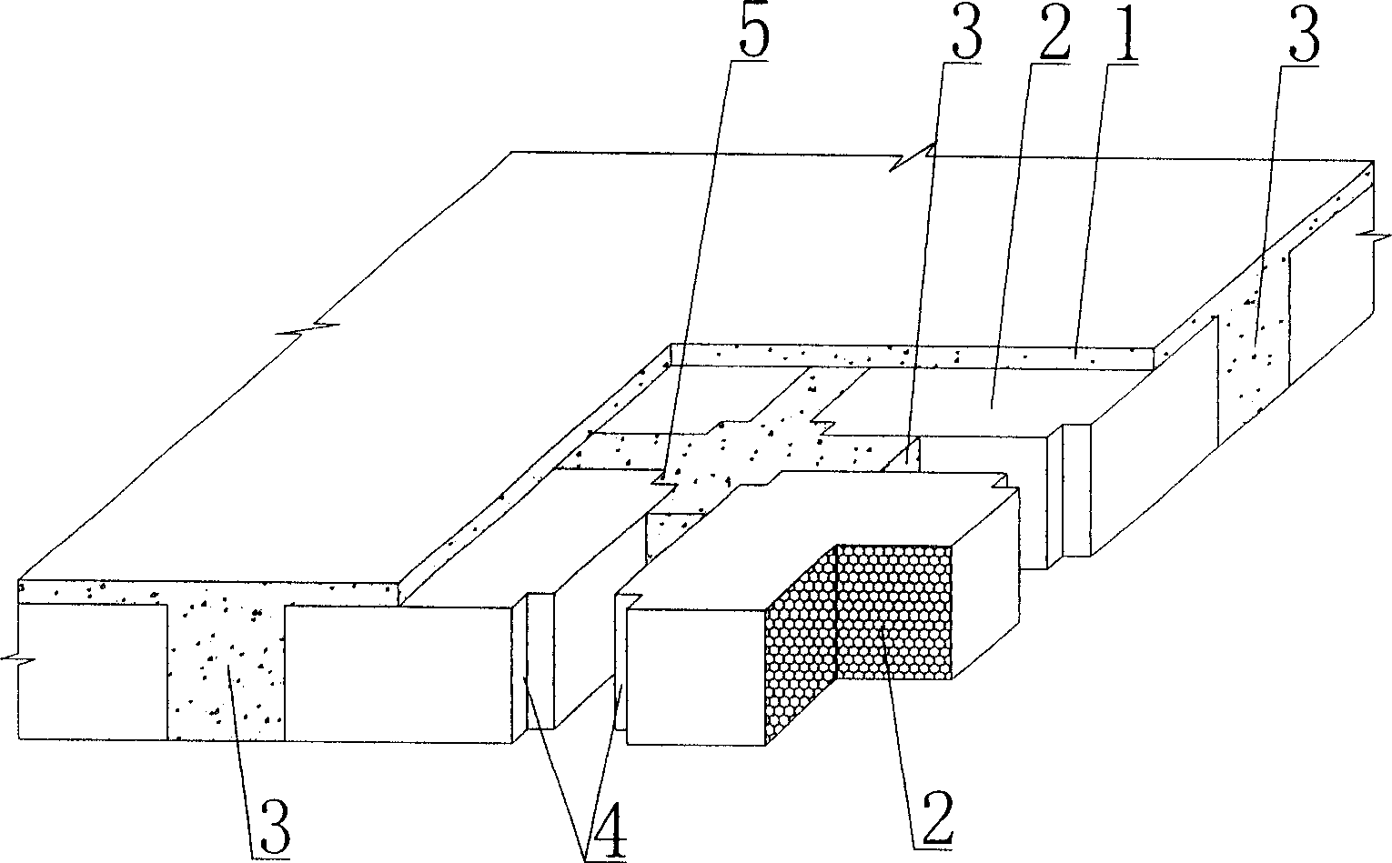 Cast-in-situ reinforced concrete slab