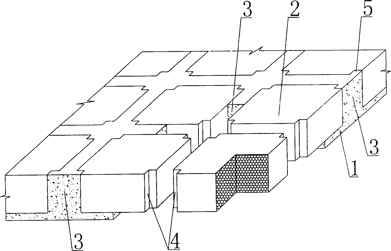 Cast-in-situ reinforced concrete slab