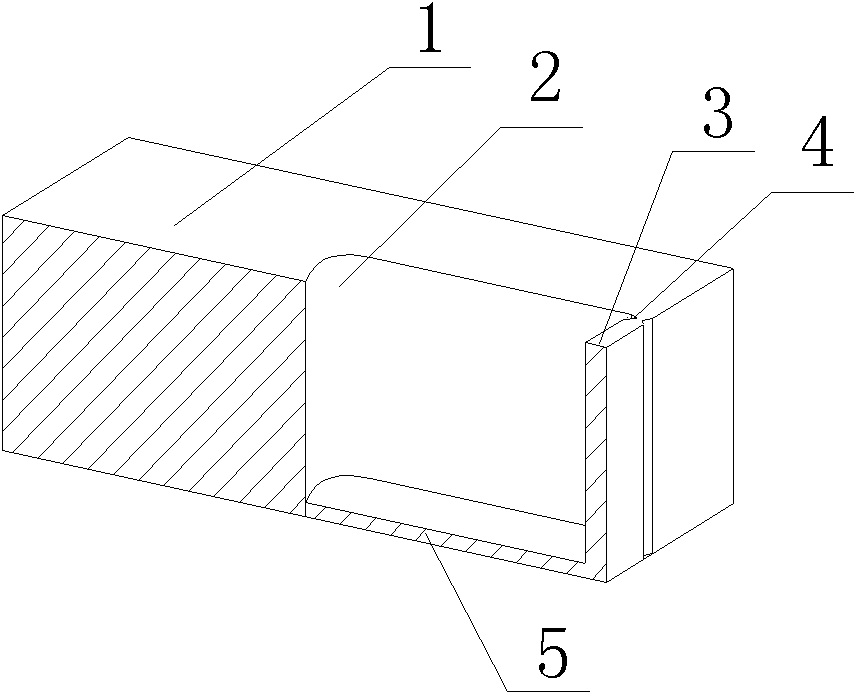 Building waste residue sintering-free embedded pipeline groove brick and using method thereof