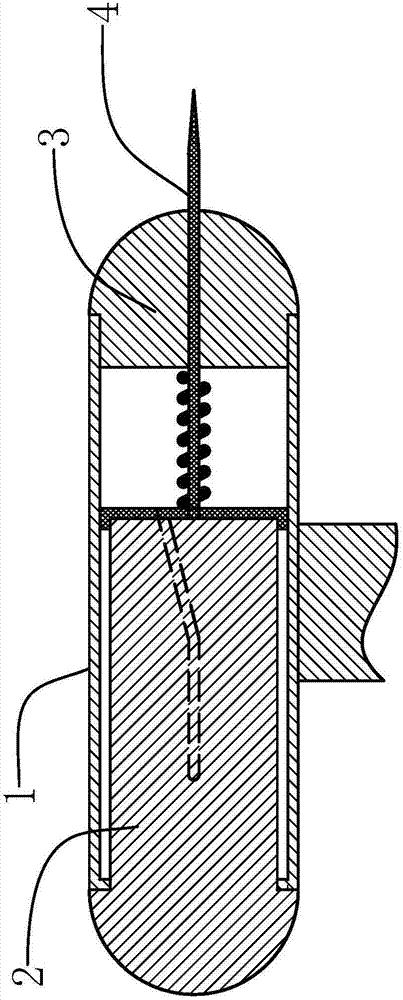 Multifunctional security percussion hammer and use and mounting method thereof